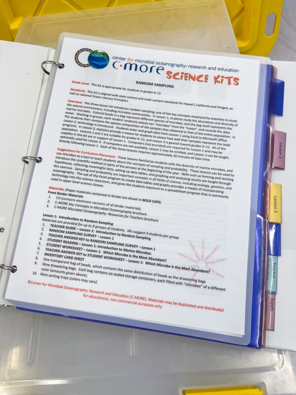 C-MORE Science Kit - Random Sampling - Image 2