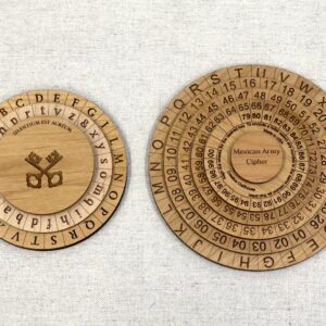 Cipher Disk Kit: Alberti & Mexican Army Ciphers