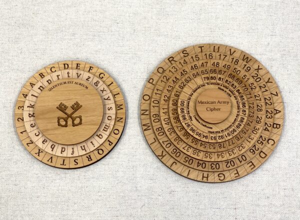 Cipher Disk Kit: Alberti & Mexican Army Ciphers