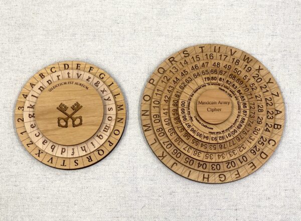 Cipher Disk Kit: Alberti & Mexican Army Ciphers