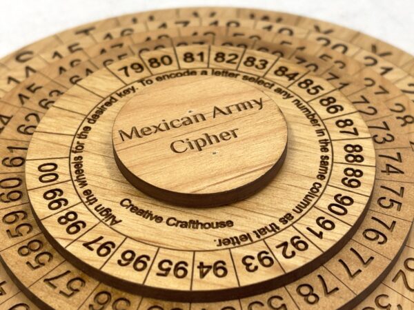 Cipher Disk Kit: Alberti & Mexican Army Ciphers - Image 2
