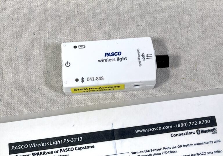 Pasco Wireless Light Level Sensor 02